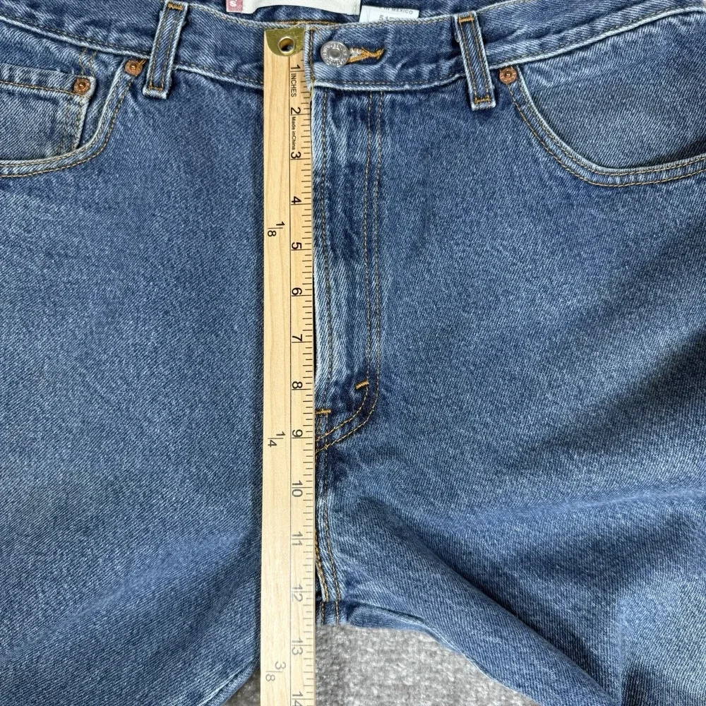 Y2K VTG‎ Levi's 517 Jeans Men's 36x30 (Fits 34x30) Blue Denim Distressed Bootcut